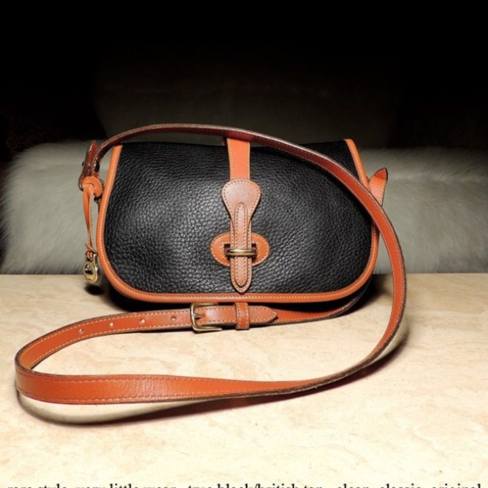 Dooney & Bourke Vintage Suede Lined Cross Body Bag
